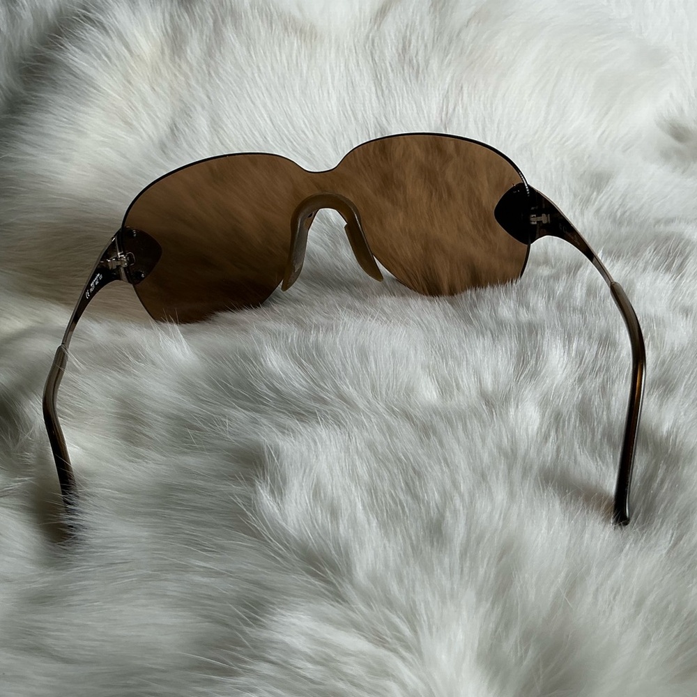 Brown Dior Shield Sunglasses - Picture 5 of 6